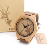 wooden bamboo watch