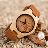 wooden bamboo watch
