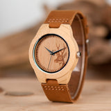 wooden bamboo watch